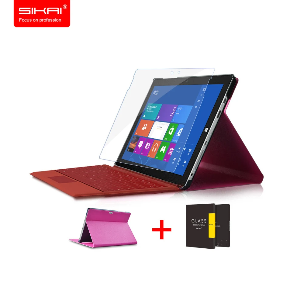 Promotion Flip PU Leather Keyboard Case For Microsoft Surface 3