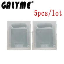 5 шт./лот, игровой картридж, пластиковые чехлы, коробка для хранения игровых карт, для GameboyColor, GBPocket, DMG, GBO, защитный держатель, чехол