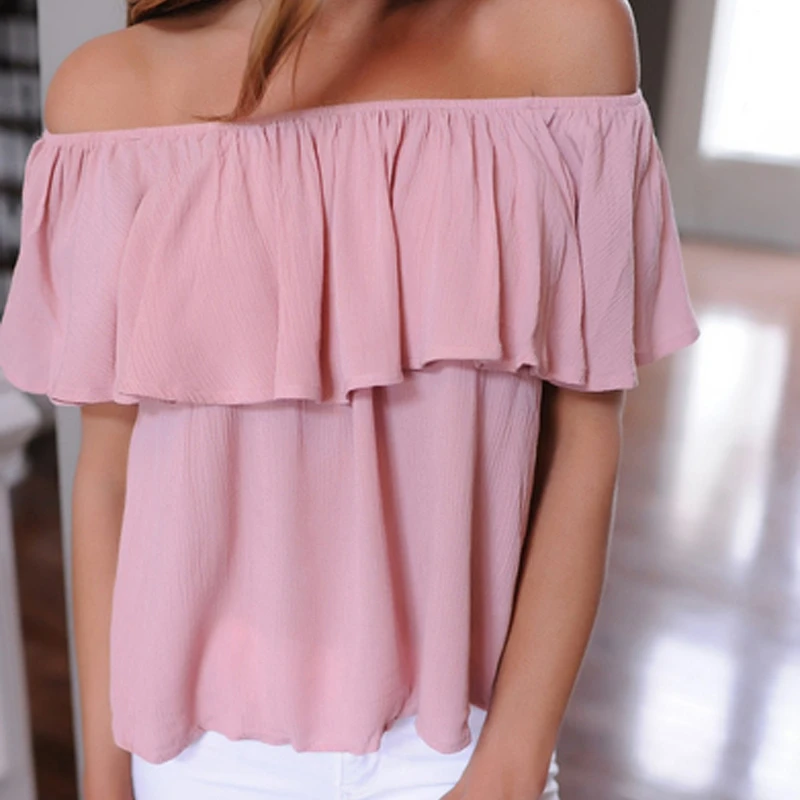 ruffle blouses for sale