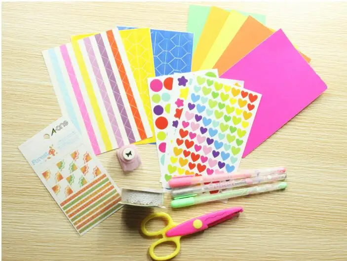 

Hot Selling Newest Value! DIY Photo Album Accessories Package Material Kit Korea Handmade Paste For DIY Scrapbooking Decoration