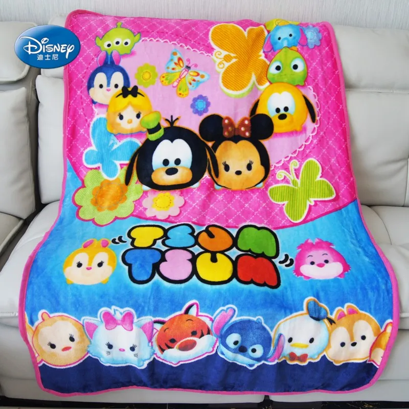 

2018 Soft TSUM Plush Pet Animals Dog Blanket Throw 100x140cm Disney Cartoon Blanket for Baby Girls Gift on Car/plane,/crib/sofa