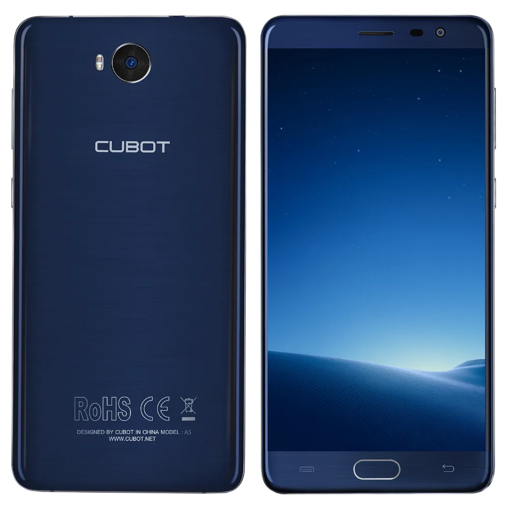 Cubot A5 Android 8 0 смартфон FHD 5 дюйма mt6753 восемь ядер сотовый телефон 3 ГБ Оперативная