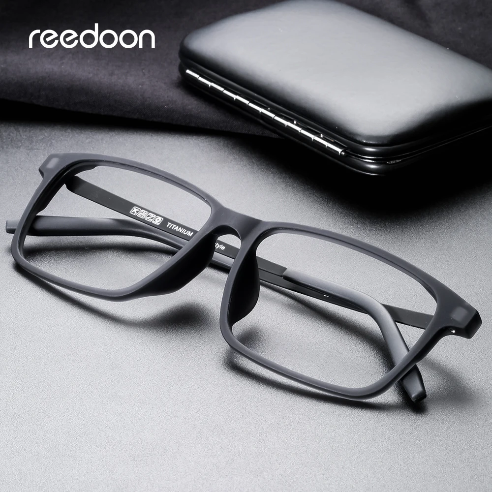 Reedoon оптический глаз очки рамки Сверхлегкий квадратный рецепт пластик Titanium TR90