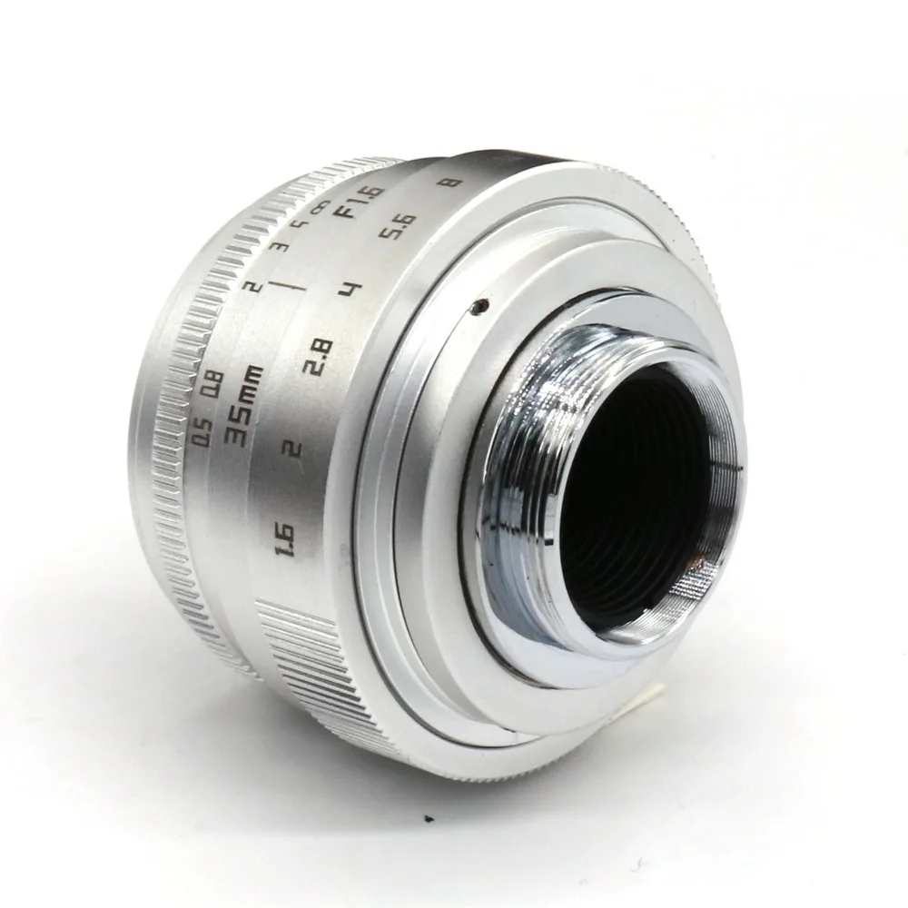 Fuji в 35 мм F1.6 C крепление камеры Объективы для видеонаблюдения II + C крепление переходное кольцо + макро для FUJI Fuji пленка X-Pro1 (C-FX) бесплатная