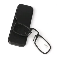 Очки для чтения, для отдыха на носу, мужские+ 1,0+ 2,5, портативный кошелек для экстренных ситуаций, чехол для чтения, очки для дальнозоркости, очки для мужчин и женщин