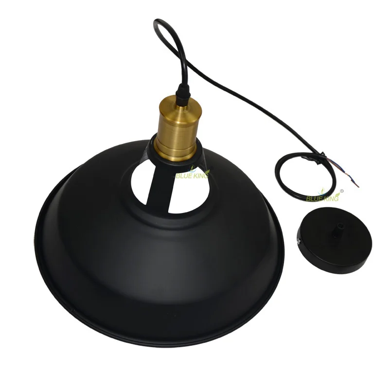 Blueking промышленных Barn мини металлический подвесной светильник dia.26.8cm E27 EDISON ЛАМПЫ