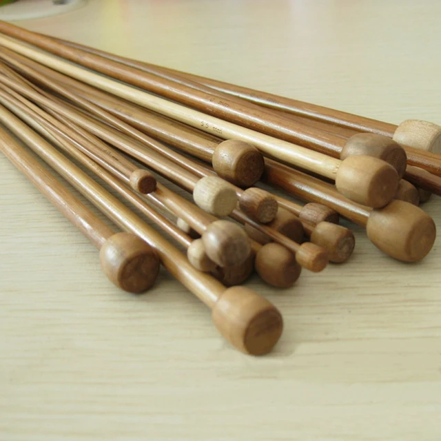 Buy 14.2" 36cm Carbonized Bamboo Weaving Needles