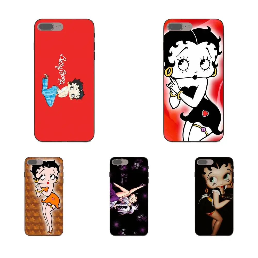 

Hot New Betty Boop For Huawei Honor 6A 7A 7X 8A 8C 8X Mate 9 10 20 P8 P10 P20 P30 Lite Pro 2017 Soft Phone Coque