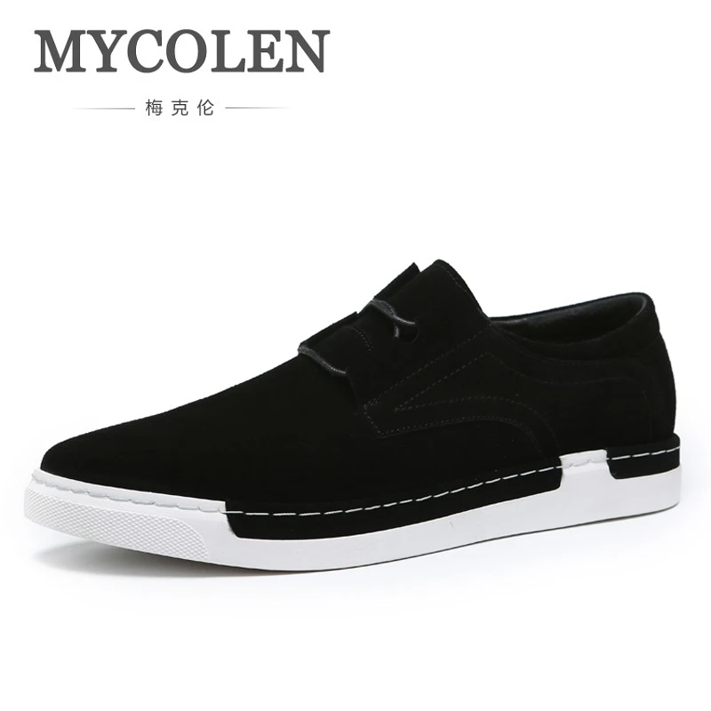 

MYCOLEN New Arrival Spring Fashion Leisure Shoes Men Sneaker Black Shoes Luxury Designer Lace Up Canvas Shoes Sapatenis Men