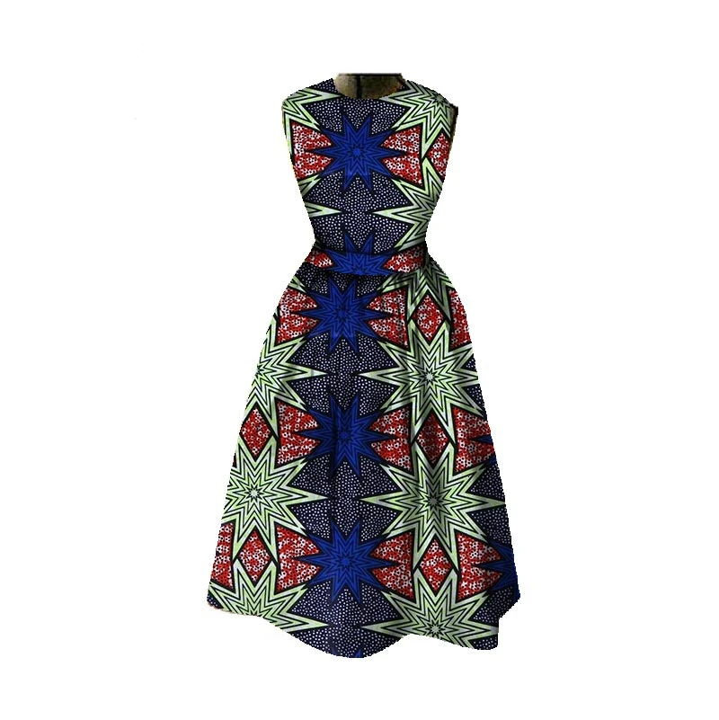 2018-New-summer-Africa-Dresses-for-Women-Dashiki-Midi-Length-African-Print-Dresses-Bazin-Riche-Plus(20)