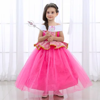 

2018 baby infant Girls Princess Party Dresses Children Cosplay Costume Kids Clothes Girl Sequins Princess Dress