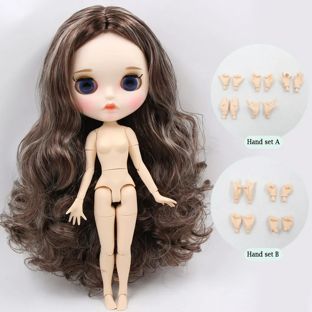 ICY Blyth Factory кукла подходит для платья самостоятельно DIY Изменить BJD игрушка Специальная цена - Цвет: carved lips faec