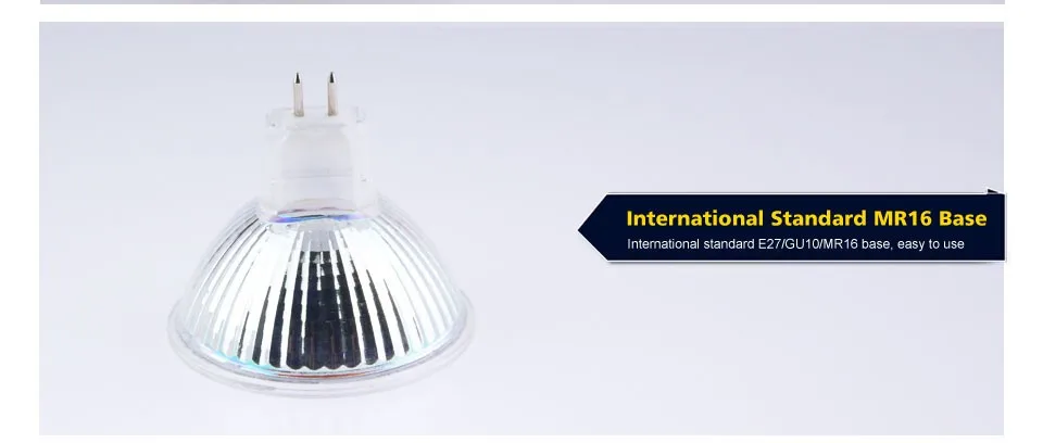 GU10 MR16 E27 Glass Body Led Spolight Lamp Bulb08