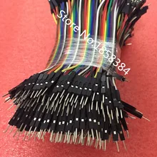 200 шт./лот 10 см 2,54 мм 1pin мужчинами перемычку Dupont кабеля