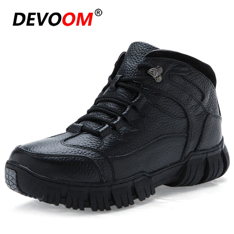 

Hiking Shoes Men Waterproof Leather Shoes Climbing Fishing Shoes New Outdoor Sport Hunting Climbing Work Shoes Snow Ankle Boots