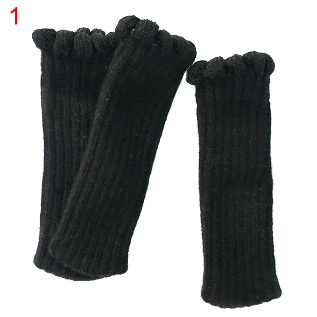4 Pcs/Set Chair Leg Cover Knitted Socks Non-slip Table Legs Sleeve Home Floor Protector TB Sale