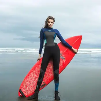 

2018 NEW 1.5mm Slim Diving Suit Sunscreen Warm Surfing Swimming Floating Wetsuit Slim Diving Women's Clothing