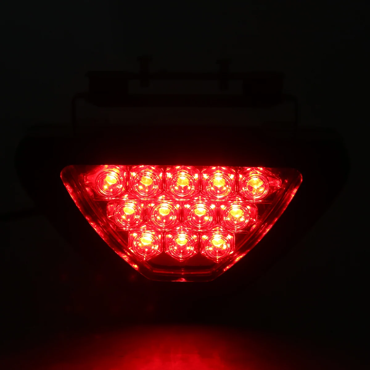 Universal F1 Style 12 LED Red Auto Car Third Rear Tail Light Brake Stop Safety Lamp High Power LED Light For Auto Truck SUV