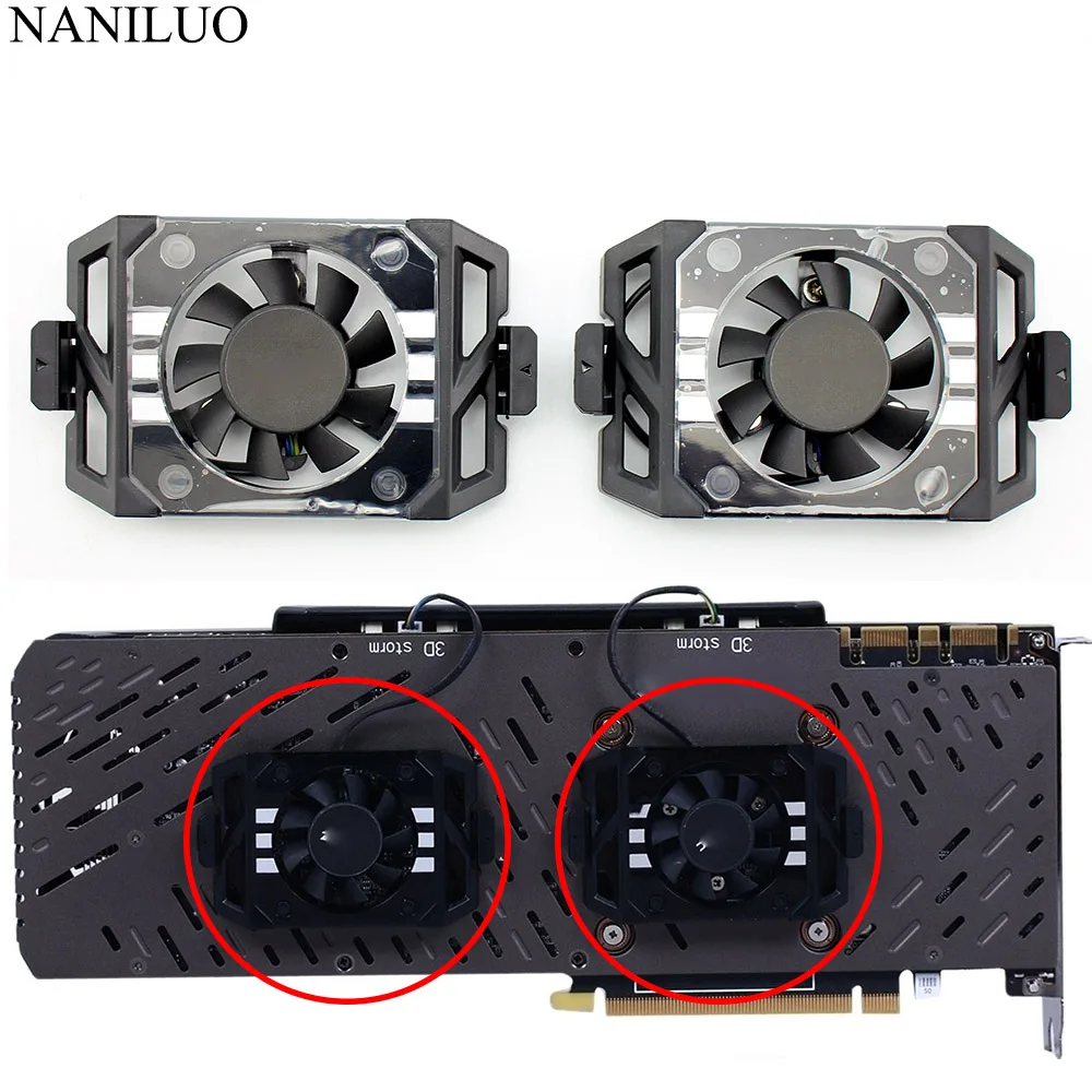 Новый оригинальный GA41S2L DC12V 0.10A для ZOTAC GTX1060 1070TI 1080 TI плюс OC Графика карты