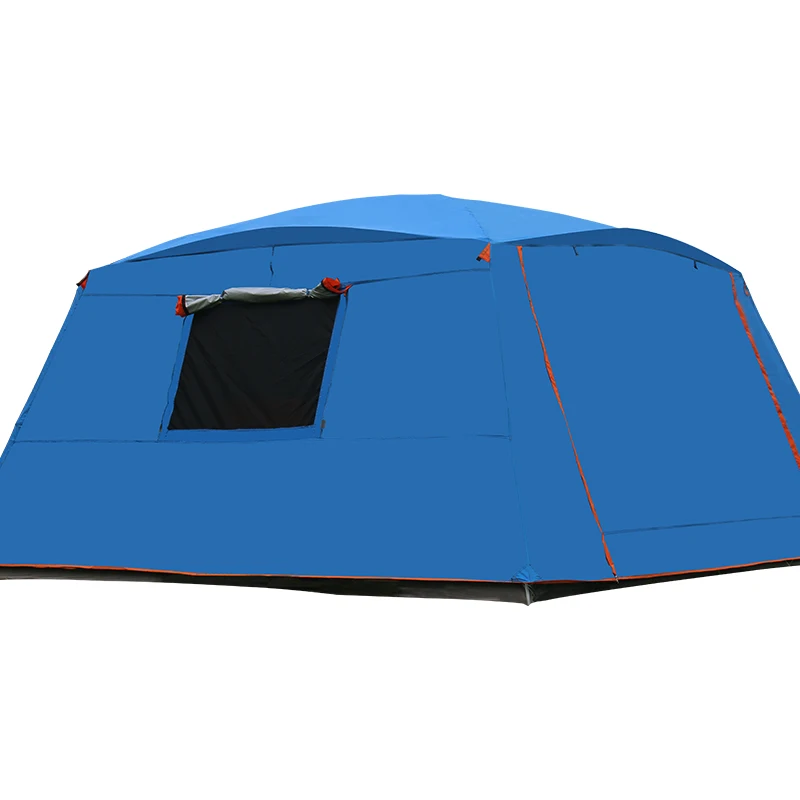 Туристическая палатка 5-8 Человек двухслойный водонепроницаемый Ultralarge семейные вечерние большая кемпинговая палатка наружное укрытие от солнца палатки на открытом воздухе