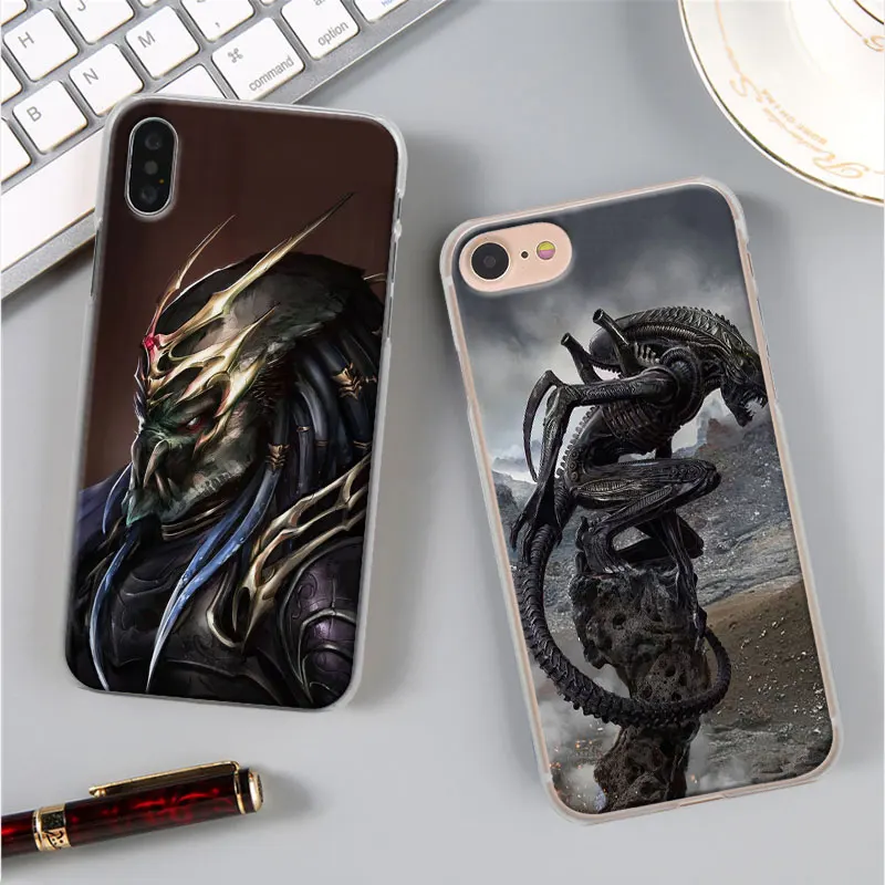 Alien vs Predator Phone Case for Apple iPhone X XR 7 8 Plus 6 6s Plus XS MAX SE 11 Pro Max Phone Case Coque