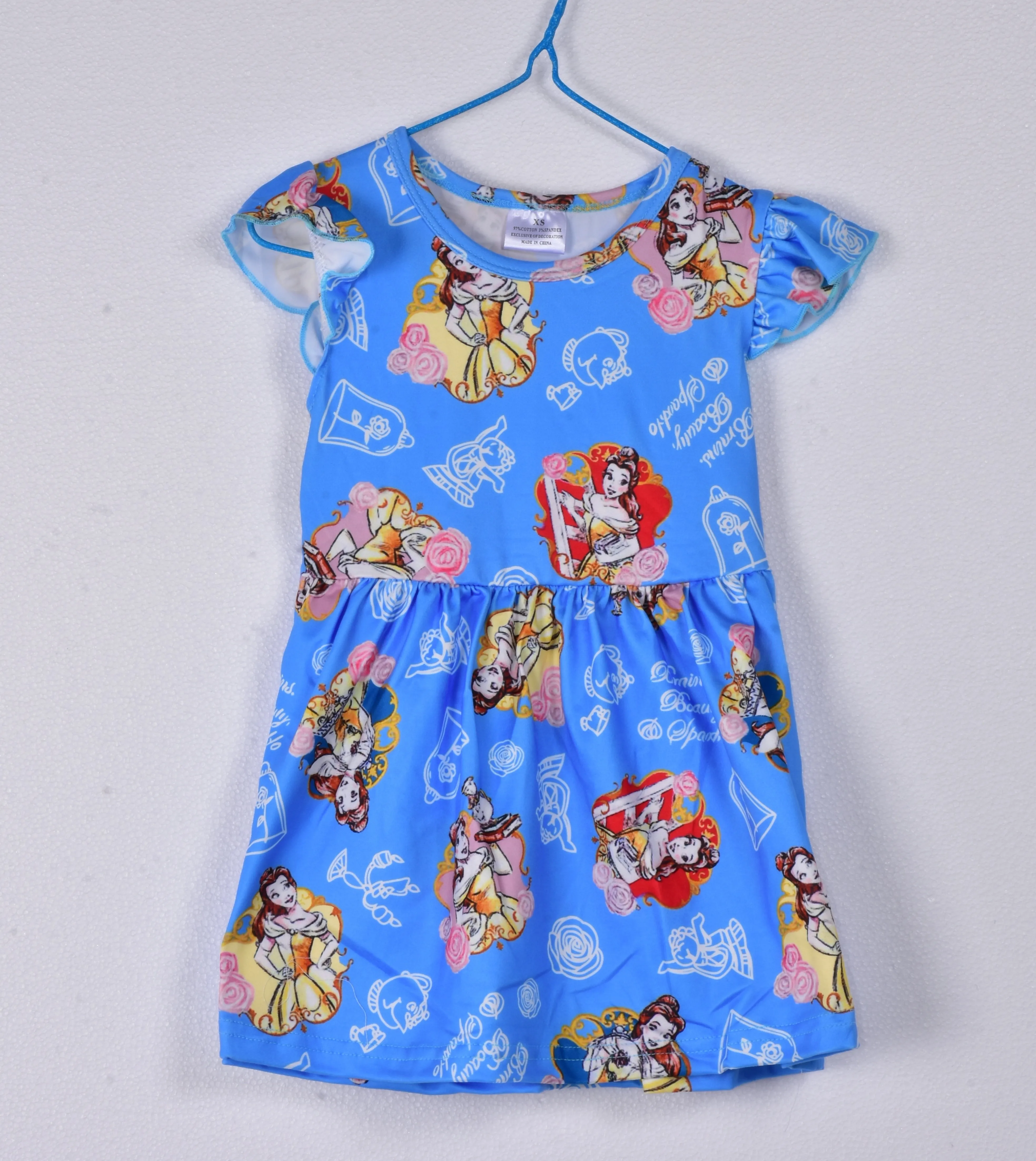 

baby girls clothes girls summer dress princess dress blue dress kids boutique clothes