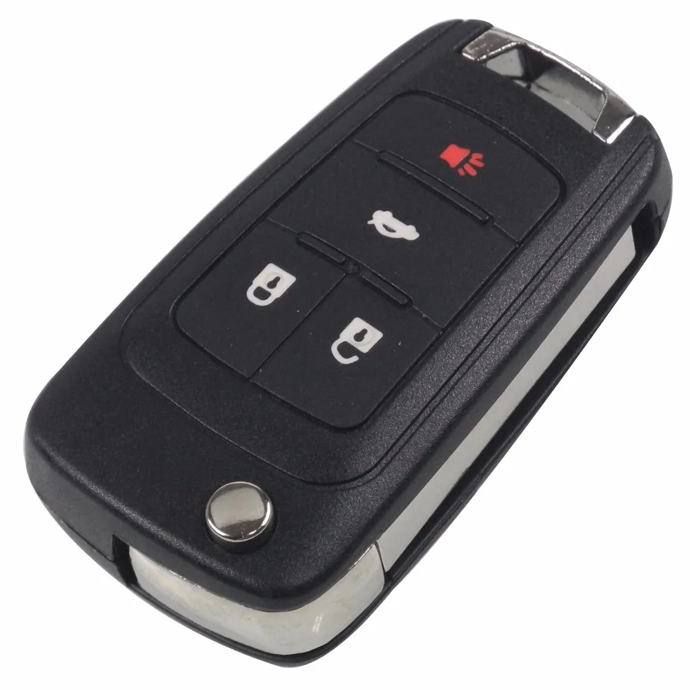 Keyforkess 20 pz/lotto 2/3/4/5 pulsanti Flip pieghevole chiave dell'automobile Shell per Chevrolet Cruze caso chiave a distanza Keyless Fob Uncut HU100 lama - HTB1rPQQanMG5uJjSZFAq6zmspXa9