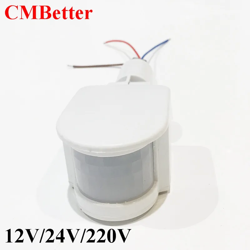  AC220V 12V 24V Motion Sensor Light Switch Automatic Infrared PIR Motion Sensor Switch for LED Light Lamp light accessory (3)