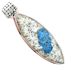 Lovegem K2 подвеска синего цвета 925 пробы серебро, 52 мм, AP2621