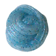 Новинка, небесно-голубая глина, Детская пушистая пластилин, шпатлевка, дуртенд, 100 мл, ароматизированный, для снятия стресса, Детский пластилин, игрушки для детей, антистресс