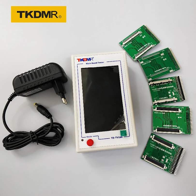 TKDMR Новый ТВ 160 Full HD LVDS Turn VGA (светодиодный/ЖК) ТВ Материнская плата Тестер инструменты конвертер (версия дисплея) с пять адаптеров|vga tester|converter adapterconverter vga | АлиЭкспресс