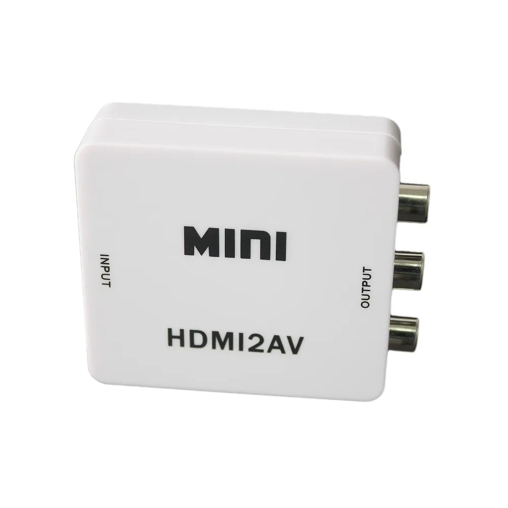 HDMI в AV CVBS композитный видео аудио конвертер адаптер 1080P Белый|Конвертеры и