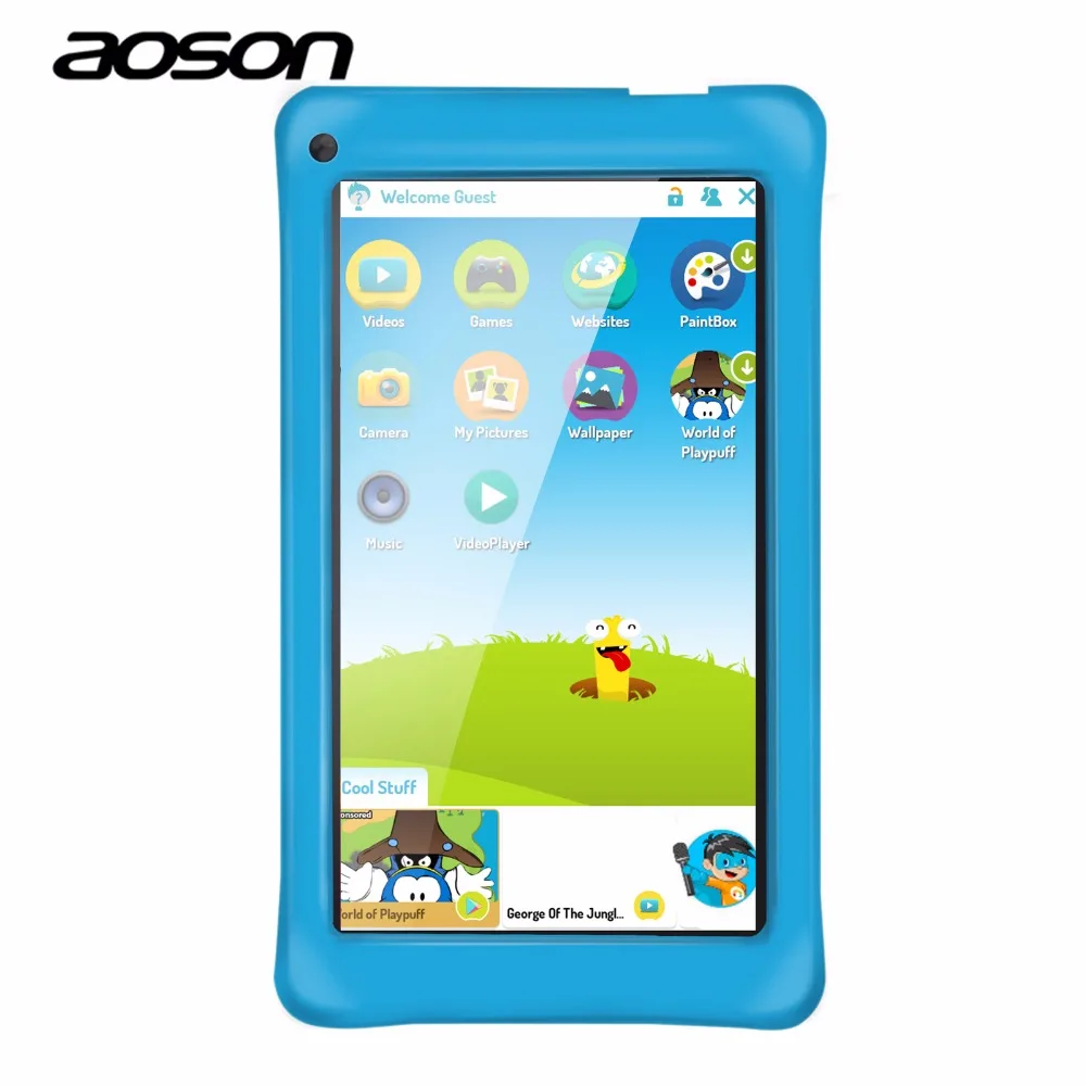 High Quality 7 Inch Kids font b Tablet b font with case Aoson M751 font b