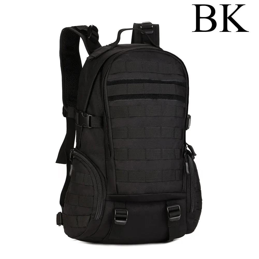 SINAIRSOFT 35L мужской тактический рюкзак военный сумка тактическая кемпинг туризм рюкзак для охоты для похода и туризма спортивная сумка камуфляж водонепроницаемый LY0020 - Цвет: BK
