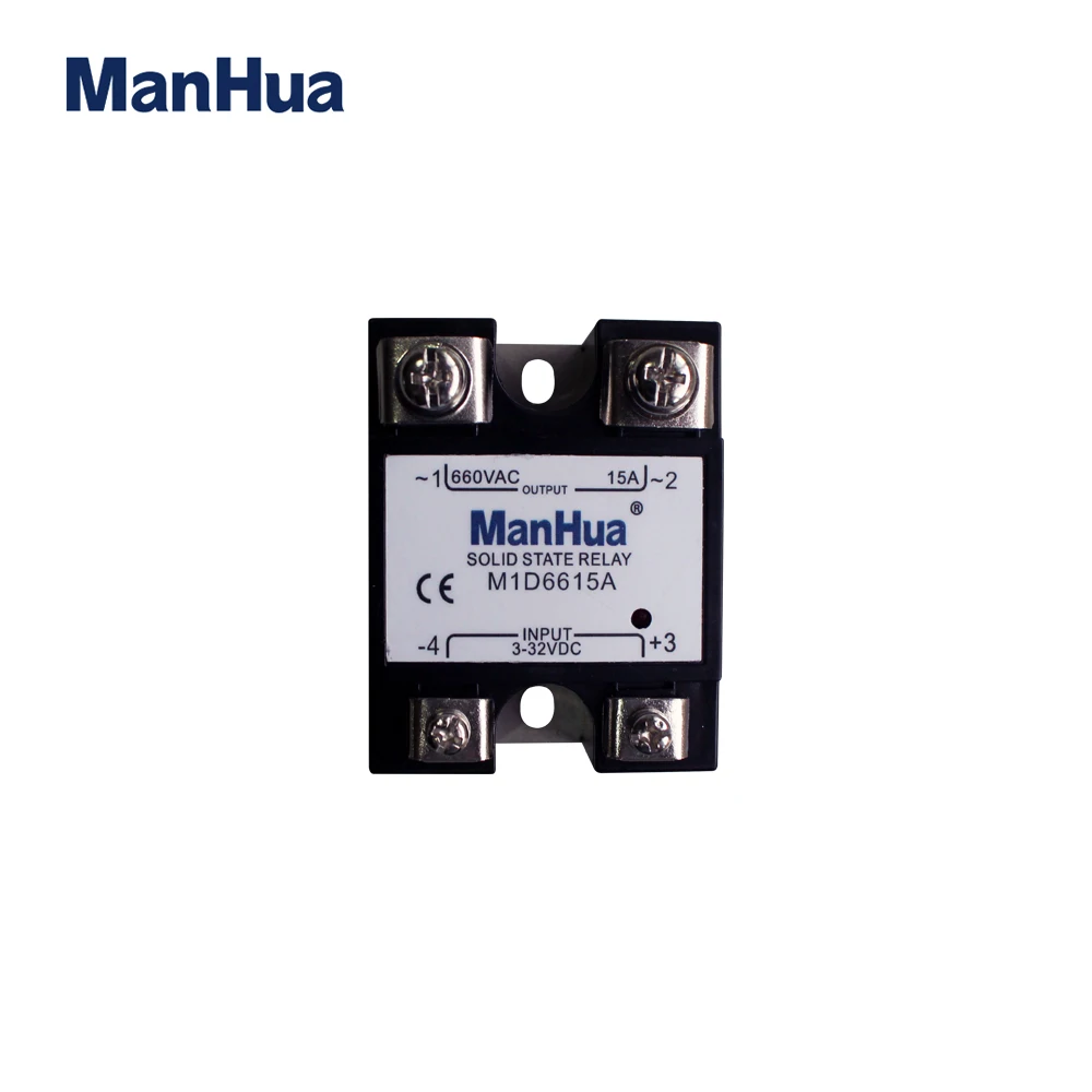 ManHua 3 32VDC 660VAC 15A M1D6615A Control Solid State Relay With