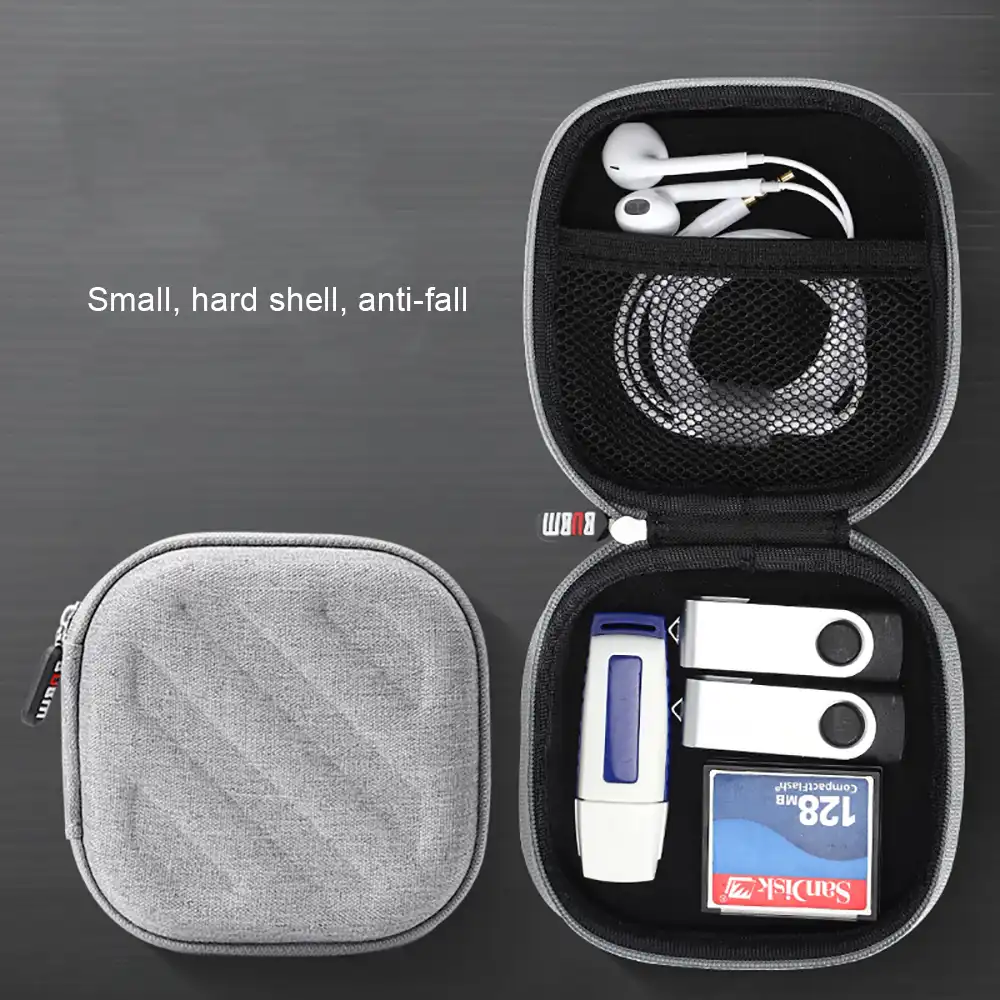 Portable Hard Case Pouch Storage Bag For SD TF Card Earphone Headphone Earbuds