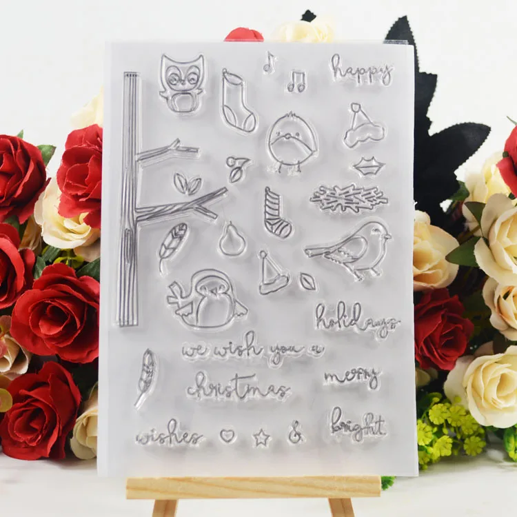 bird Transparent Clear Stamps / Silicone Seals for DIY scrapbooking