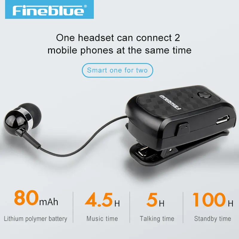 FineBlue FQ10 мини беспроводные наушники драйвер Bluetooth гарнитура звонки напоминают вибрацию износа клип спортивные наушники для бега