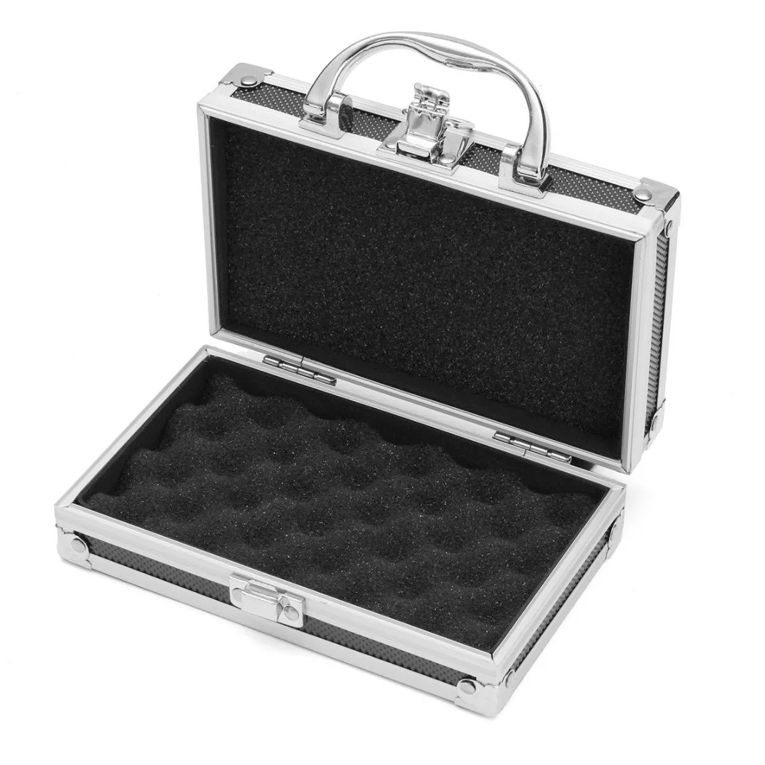 Портативный, из алюминиевого сплава Tool Box ручкой дома дорожный контейнер для хранения Чемодан чемодан-органайзер случаи инструменты