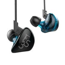 KZ ES3 Hybrid HiFi Headphones Dual Unit Moving Iron In-Ear Headphones Bass Stereo Headset Sport Earphone for Mobile Phone Earbud