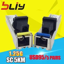 

10 pcs 1.25G mini GBIC module gigabit SFP 3KM SC connector single fiber single mode DDM WDM BIDI 1000M fibra optica SFP module