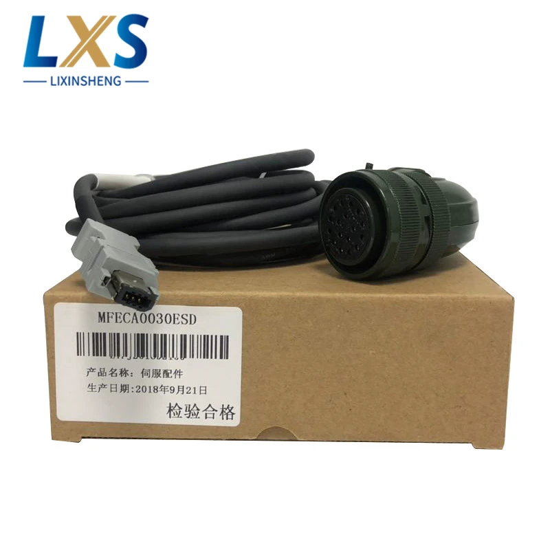 

3 Meters Panasonic Servo Motor Encoder Line A6 Series MFECA0030ESD/ MFECA0030EAD Linear Encoder
