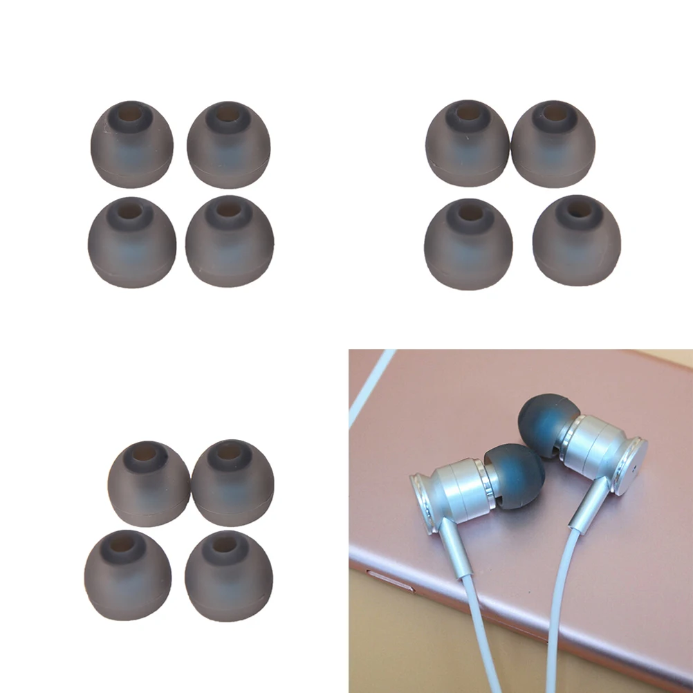Новинка 3 пары сменные общие синие L M S вкладыши наушники Bluetooth силиконовые