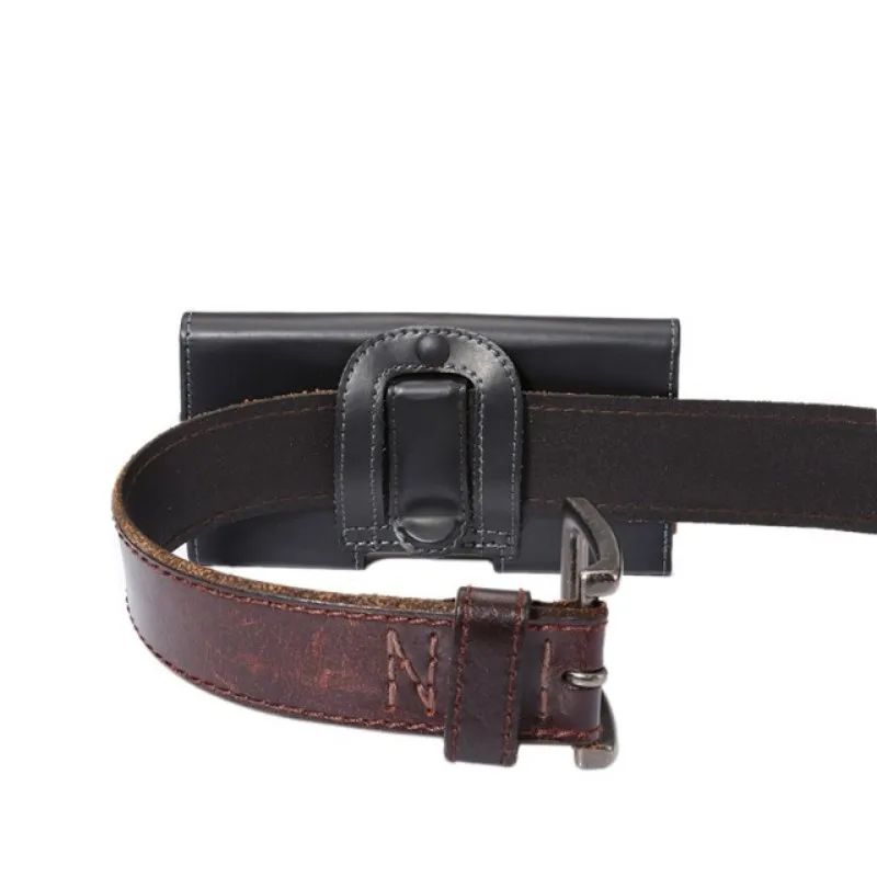Belt Clip PU Leather Waist Holder Flip Pouch Case for Philips Xenium X588 V377 V787 V526