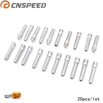 

CNSPEED 58MM 20PCS Racing Car M14*1.25 To M12*1.5 Wheel Stud Conversion Tall Lug Bolts To Studs Lock Alloy Cold Forged Steel