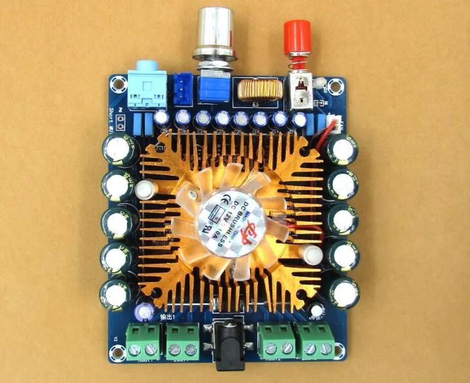 integrated amplifier DC 12V ~ 16V TDA7850 4 Channel 4 way 50W x4 HIFI Car stereo Digital Amplifier Board microphone amplifier
