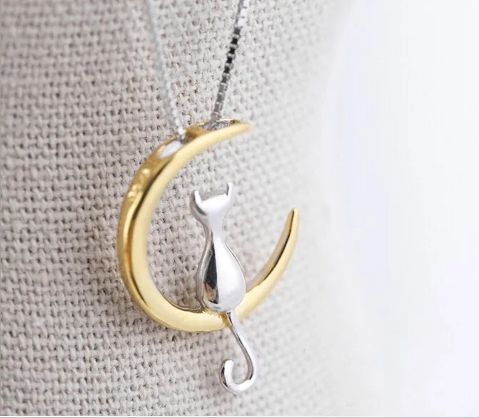Collier Chat A La Lune En Argent Sterling 925 Forwicca Com Bijoux Et Amulettes Wiccan Bijoux Forwicca Collier Chat A La Lune En Argent Sterling 925 Forwicca Com Bijoux Et Amulettes Wiccan Bijoux Forwicca