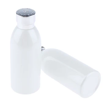 

2Pcs Glass Cosmetic Treatment Lotion Bottle Essential Oils Jars Vial Container With Screw Cap - 120ml