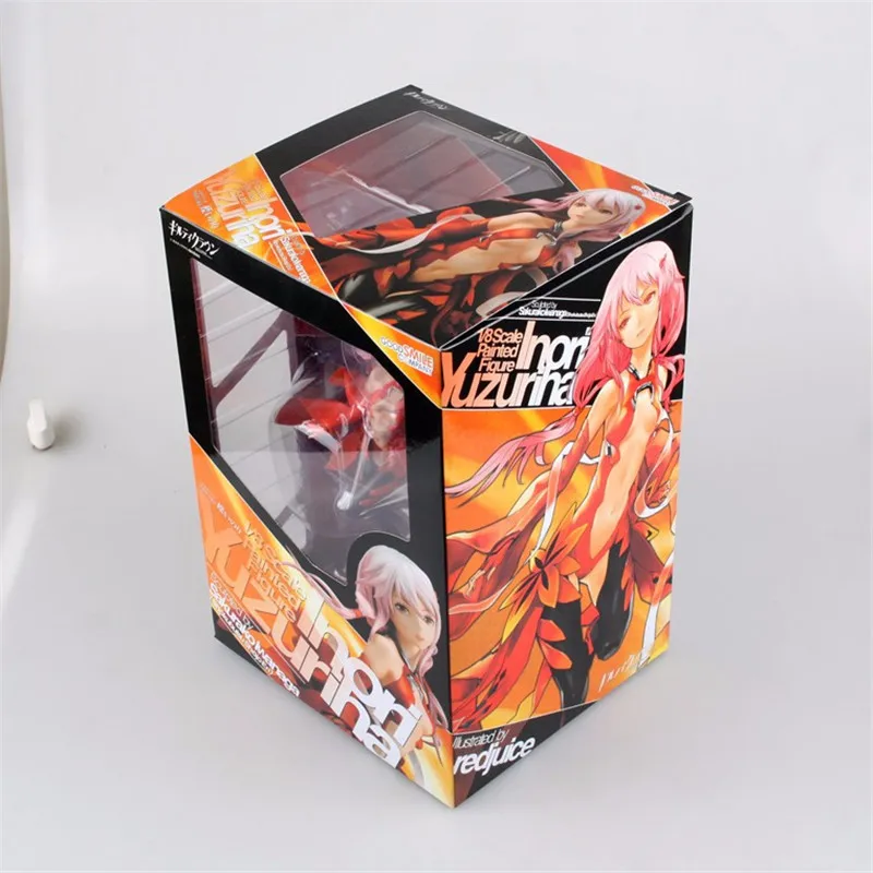 Аниме фигурки 19 см соблазнительная Guilty Crown Inori Yuzuriha модель 1/8 весы окрашенная ПВХ