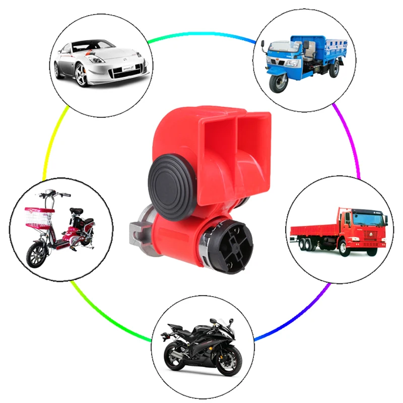 Звуковой сигнал для мотоцикла лодки велосипеда 12 В 136 дБ|motorcycle alarm 12v|loudspeaker